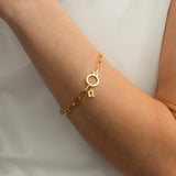 Old English Letter Charm