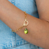 Teardrop Birthstone Charm