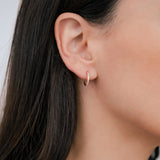 Eternity Crystal Cartilage Hoop Earrings | 16g