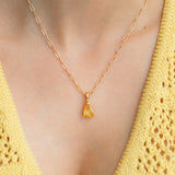 Teardrop Birthstone Charm
