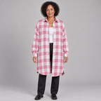 PALOMA™ - Classy Button Down Plaid Long-Sleeve Jacket