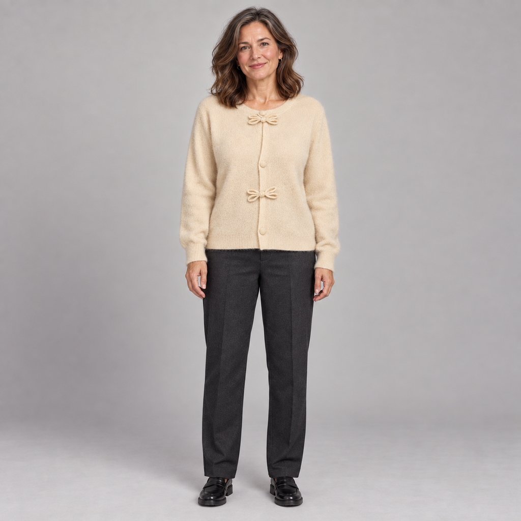 BELLA™ - Chic Bow Cardigan