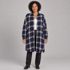 PALOMA™ - Classy Button Down Plaid Long-Sleeve Jacket