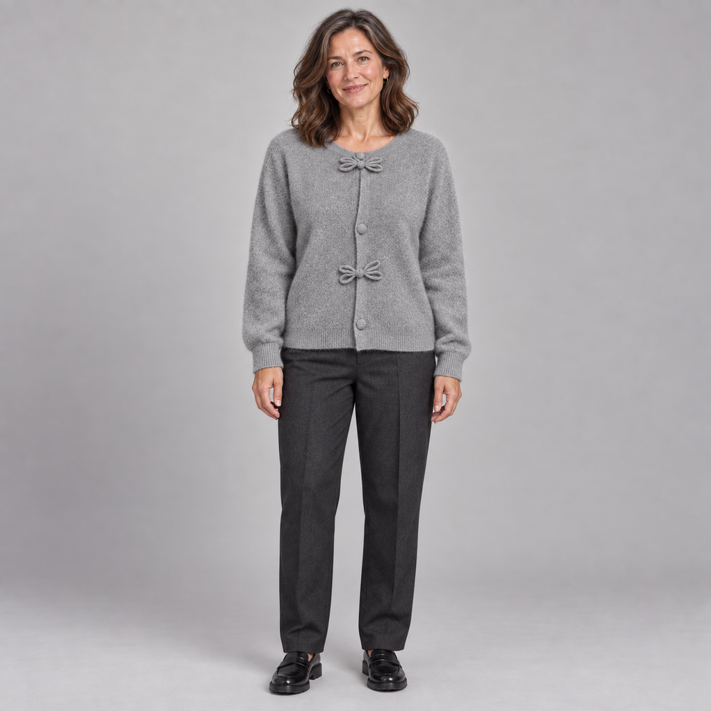 BELLA™ - Chic Bow Cardigan