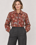 SIDA™ - Chic Floral Print Crop Long Sleeve Jacket