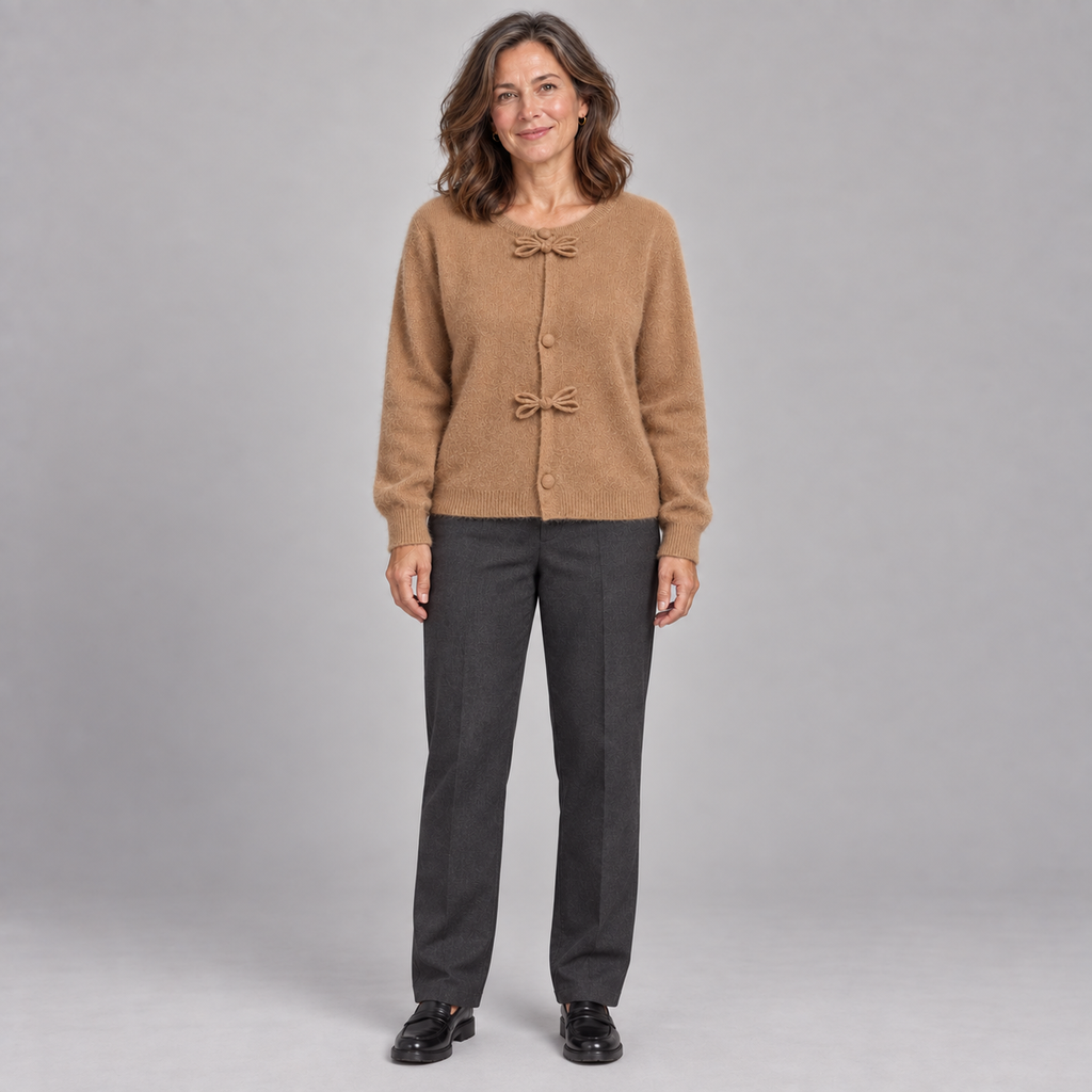 BELLA™ - Chic Bow Cardigan