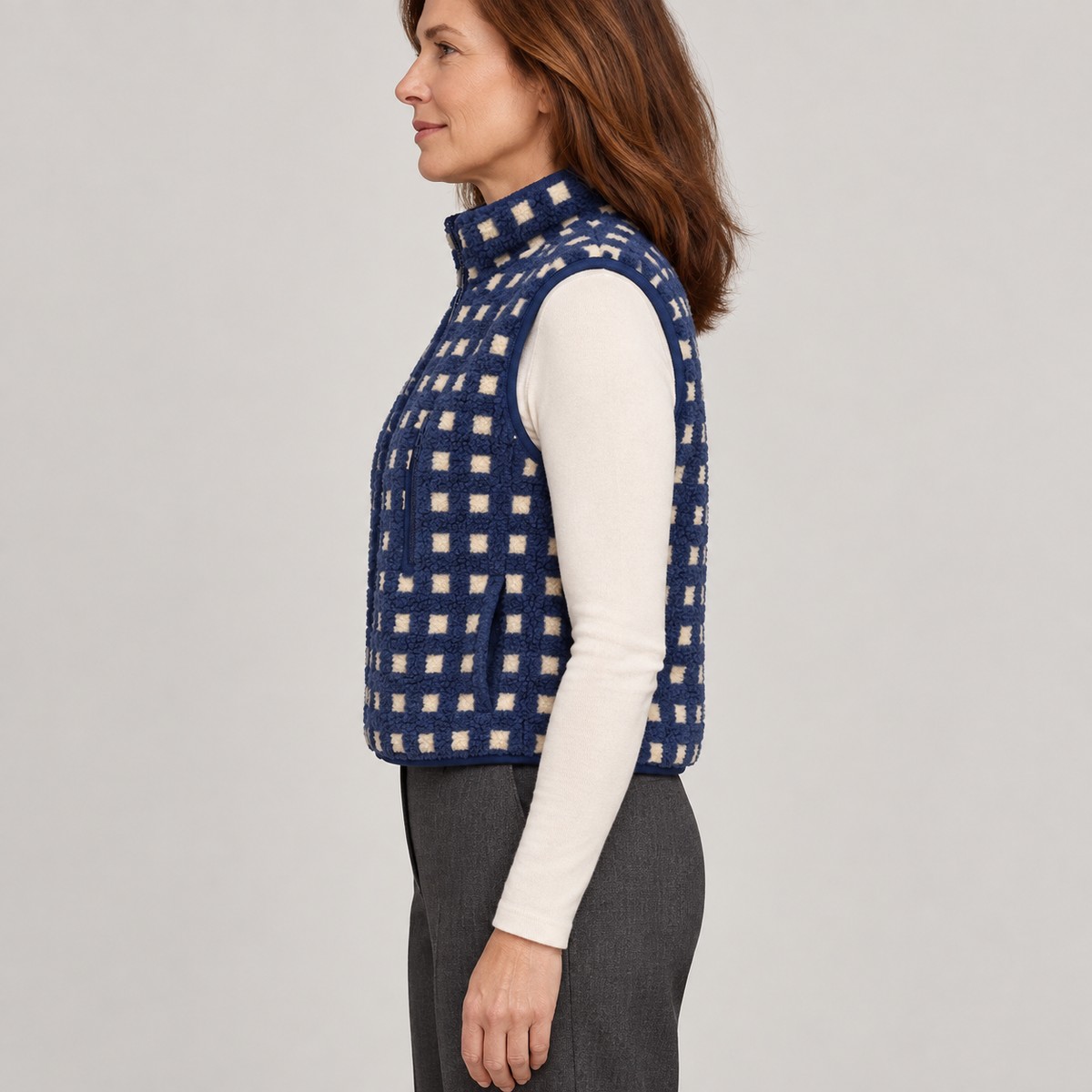 DAISY™ – Elegant V-Neck Button-Front Vest Top