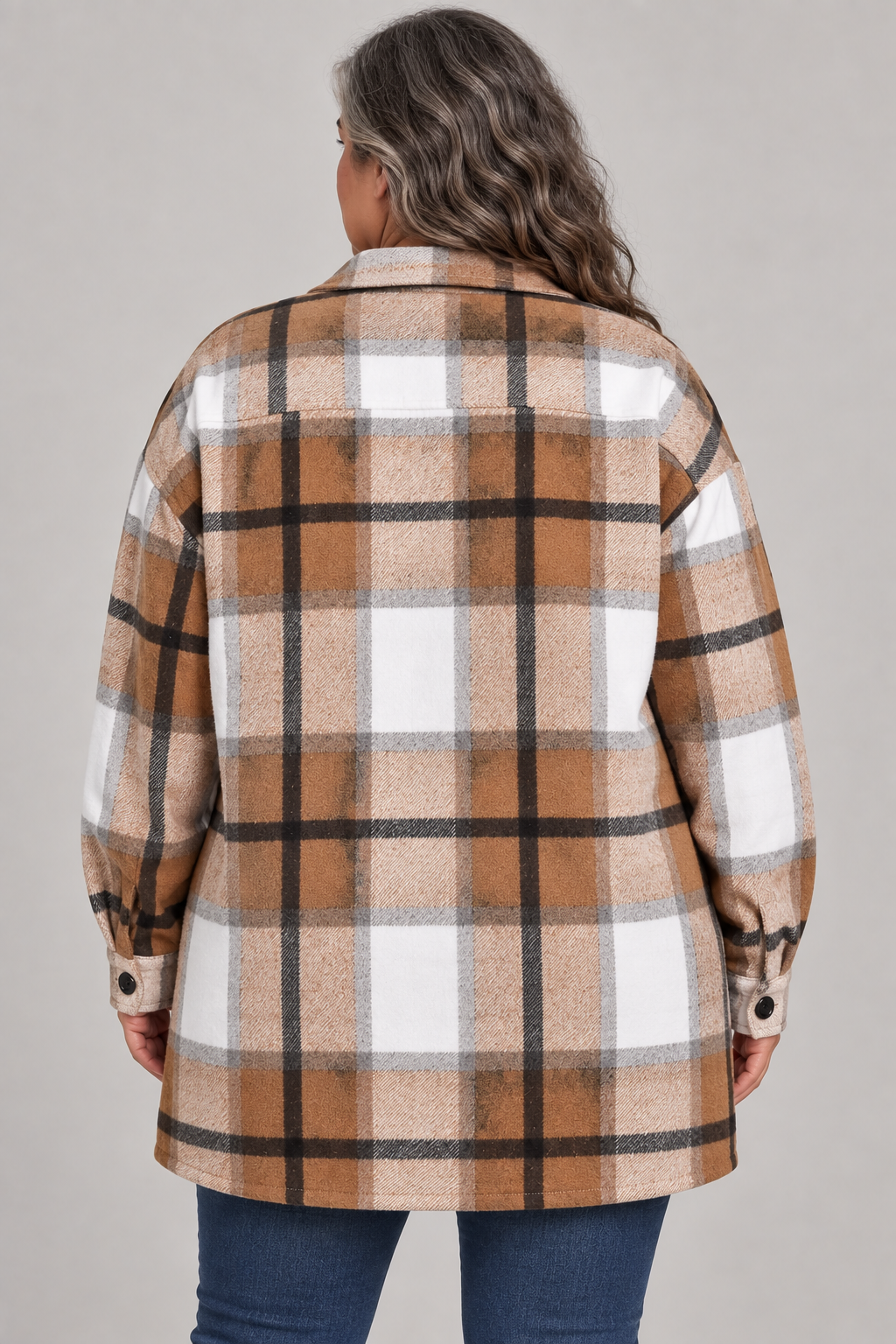 BRIGID™ - Stylish Plus-Size Shacket