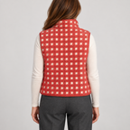 DAISY™ – Elegant V-Neck Button-Front Vest Top