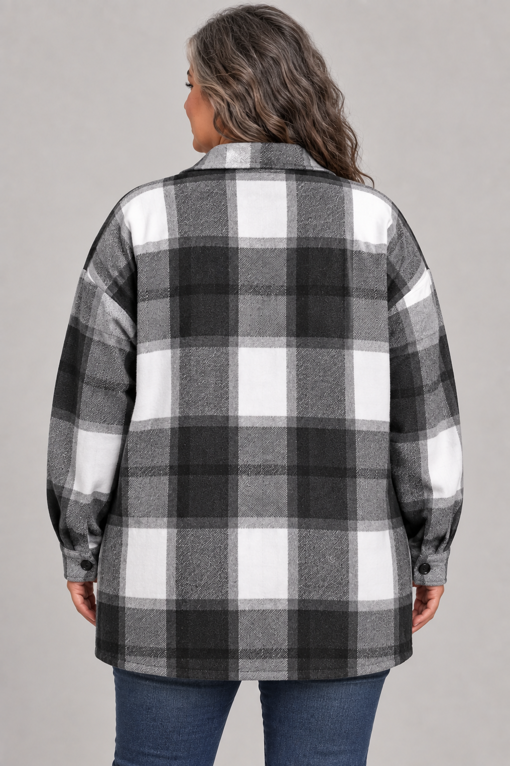 BRIGID™ - Stylish Plus-Size Shacket