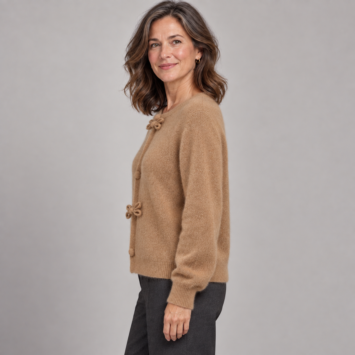 BELLA™ - Chic Bow Cardigan
