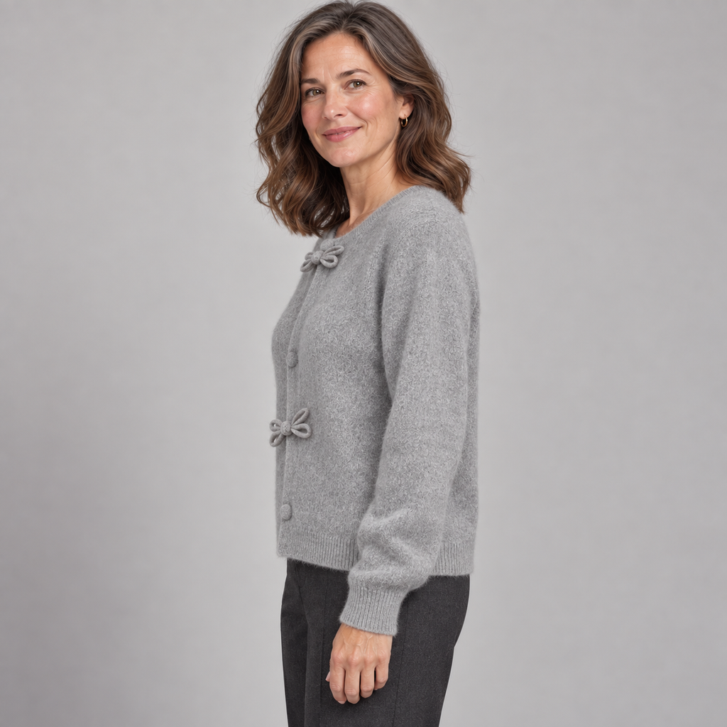 BELLA™ - Chic Bow Cardigan