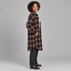 PALOMA™ - Classy Button Down Plaid Long-Sleeve Jacket