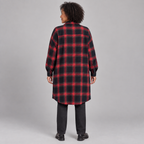 PALOMA™ - Classy Button Down Plaid Long-Sleeve Jacket
