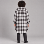 PALOMA™ - Classy Button Down Plaid Long-Sleeve Jacket