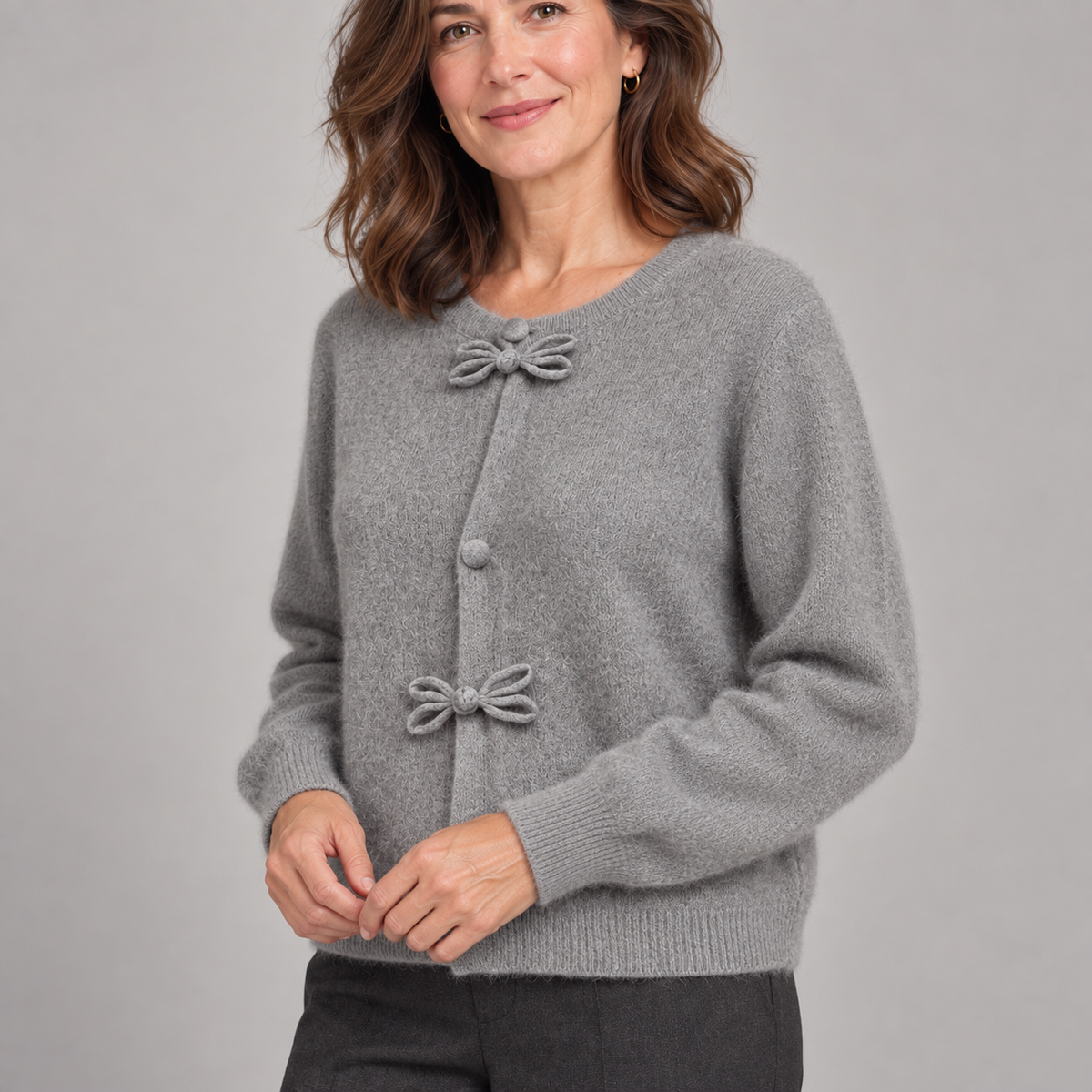 BELLA™ - Chic Bow Cardigan