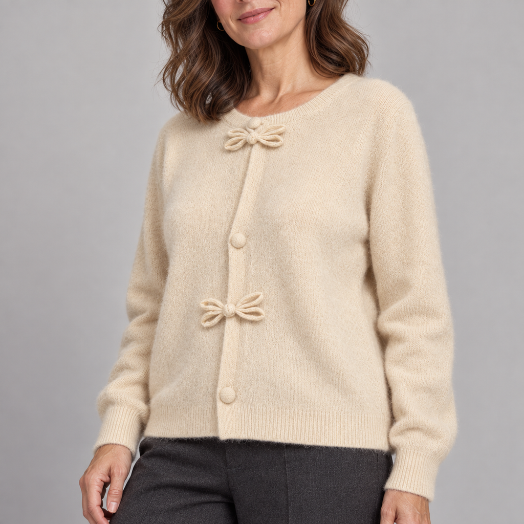 BELLA™ - Chic Bow Cardigan