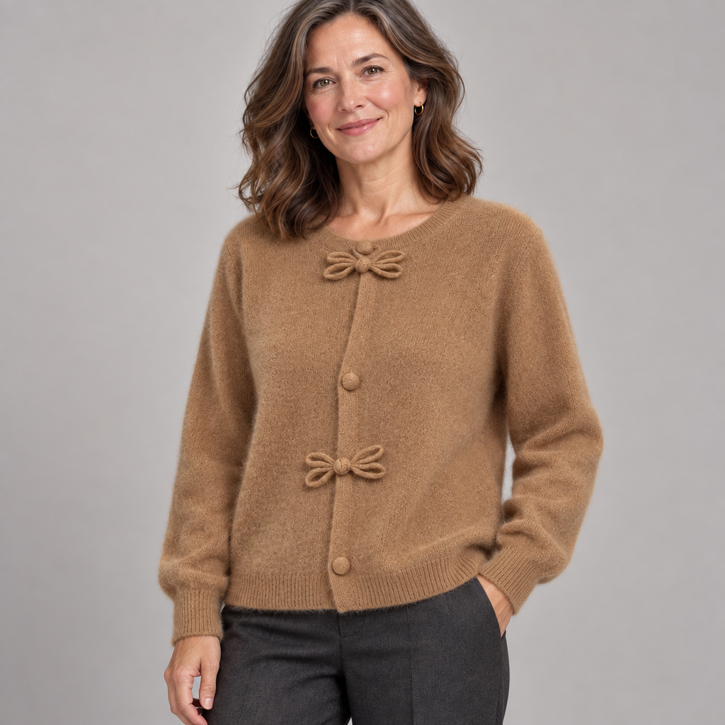 BELLA™ - Chic Bow Cardigan