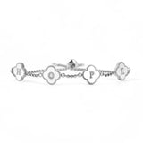 Clover Custom Name Bracelet