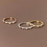 Ultra Thin Floating Eternity Ring