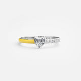 Self Reminder - No One Is You And That Is Your Power Half Enamel Ring