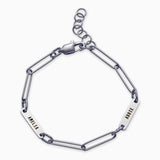 Personalized Paperclip Name Bracelet