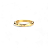Dainty Hammered Band Spinning Fidget Ring