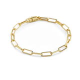 Open Link Paperclip Chain Bracelet