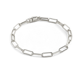 Open Link Paperclip Chain Bracelet