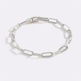 Open Link Paperclip Chain Bracelet