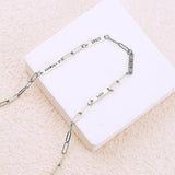 Paperclip Necklace With Personalized Names