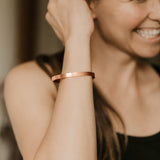 Beautiful Girl You Can Do Hard Things Cuff Bracelet