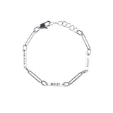 Personalized Paperclip Name Bracelet