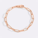 Open Link Paperclip Chain Bracelet