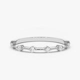 Ultra Thin Floating Eternity Ring