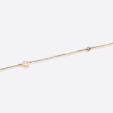 Initial Necklace with Diamond Accent
