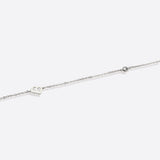 Initial Necklace with Diamond Accent
