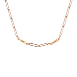 Paperclip Necklace With Personalized Names
