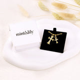 Double Cross Pendant Necklace
