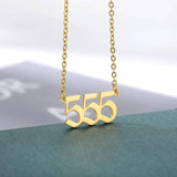 Dainty Angel Number Necklace