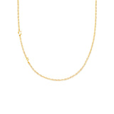 Sideways Initials Necklace