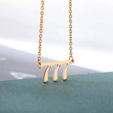 Dainty Angel Number Necklace