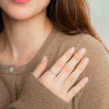 Ultra Thin Floating Eternity Ring