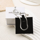 Herringbone Gold Chain Necklace