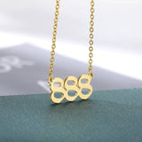 Dainty Angel Number Necklace
