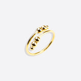 Adjustable Beaded Fidget Ring
