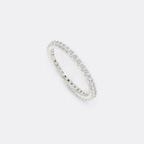 April Birthstone Eternity Stacking Ring