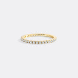 April Birthstone Eternity Stacking Ring