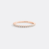April Birthstone Eternity Stacking Ring