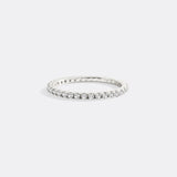 April Birthstone Eternity Stacking Ring